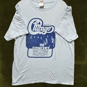 Chicago Band Concert Tee Tarrant County 1974 Tour Reprint - Modern L